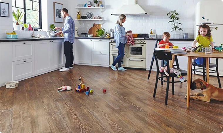 Olid wood floors not only enhance the beauty of the home, but a